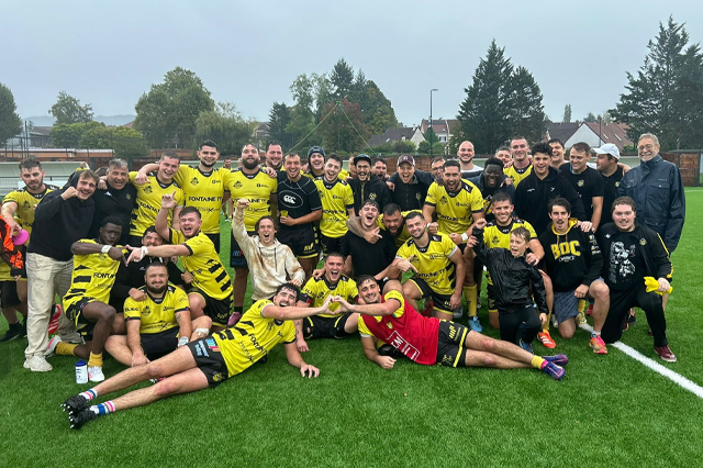 Le BOC Belley s'impose pour sa première en R1 (Photo : BOC Rugby Belley - Officiel / Facebook)