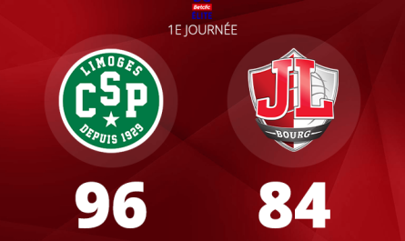 La JL Bourg s'incline dès la première journée de Betclic Elite, contre Limoges.