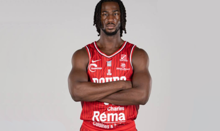 Adam Mokoka (JL Bourg) vient d'être appelé en Équipe de France (Photo : jlbourg-basket.com)