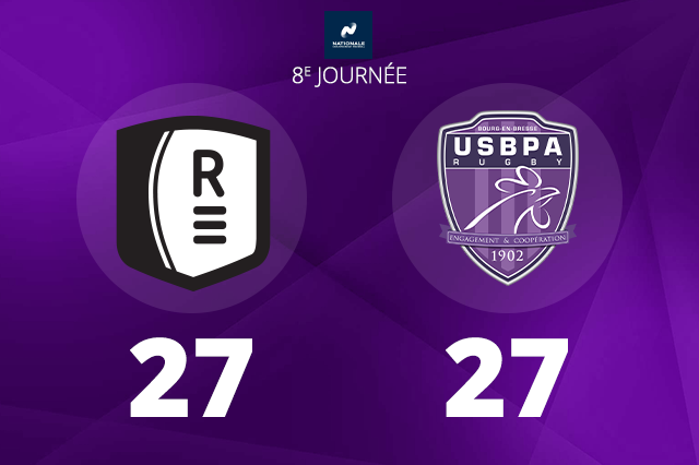 Rugby – L&rsquo;USBPA partage les points avec le promu rennais