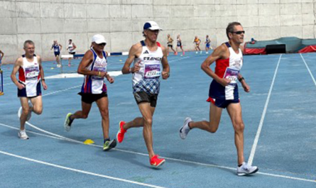 Dominique Delbe (Ain-Est Athlétisme) performe au Championnat d’Europe Master (Photo fournie par le club)