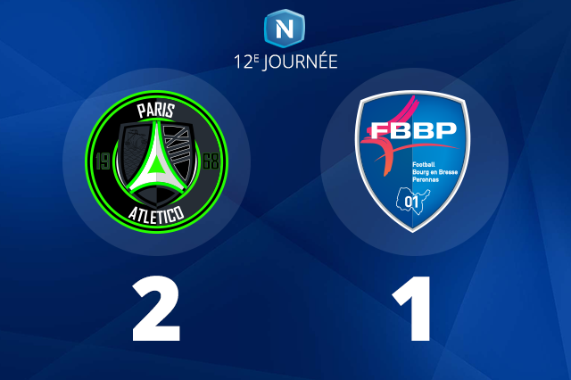 Football – Le FBBP01 domine mais s&rsquo;incline contre Paris 13 Atletico