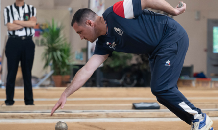 Alexandre Chirat, bouliste de Saint-Vulbas disputera le double et le combiné (Photo : FFSB)