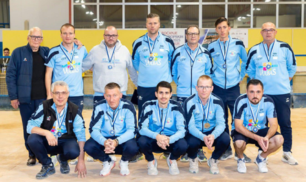 Saint-Vulbas remporte la médaille d'argent en Coupe d'Europe (Photo : Sport-Boules Saint-Vulbas / Facebook)