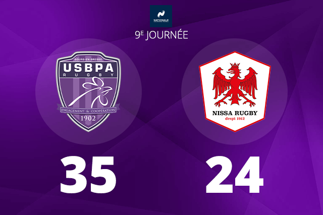 Rugby – L&rsquo;USBPA se paie le leader niçois à domicile