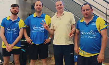 À trois matchs de la fin de la phase 1, le TT Pont-de-Vaux est bien placé en Régionale 2 (Photo d'archive : TTPV tennis de table Pont de Vaux / Facebook)
