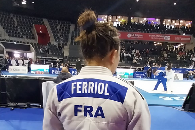 Silène Ferriol (AS Lagnieu) était au championnat de France 1ère division (Photo : As judo Lagnieu / Facebook)