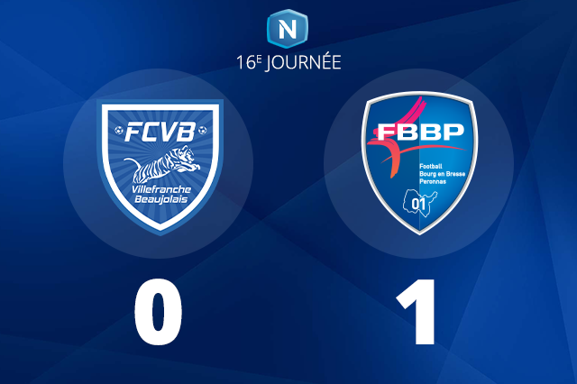 Football – Juste avant la trêve, le FBBP01 s&rsquo;offre le derby contre le FCVB et quitte la zone rouge