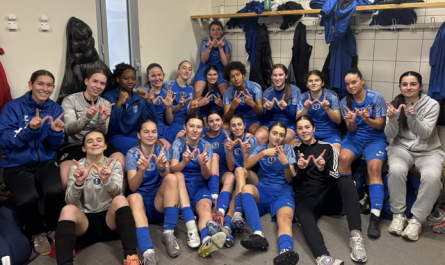 Les jeunes joueuses du FBBP01 se sont imposé ce week-end à Saint-Priest (Photo : FBBP 01 Féminin / Facebook)