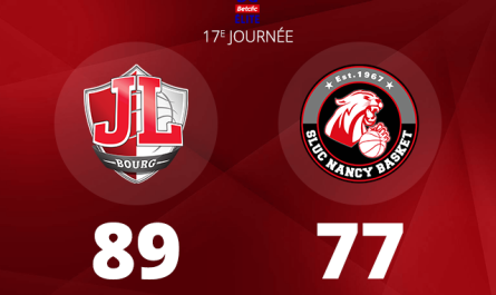 La JL Bourg se relance en Betclic Elite face au SLUC Nancy à domicile