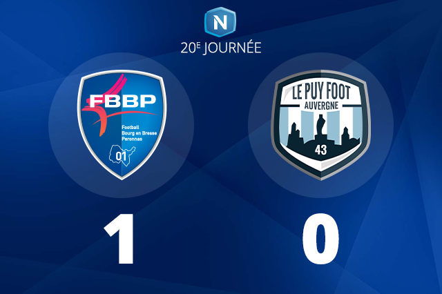 Football – Le FBBP01 s&rsquo;offre un premier succès à domicile contre Le Puy et distance la zone rouge