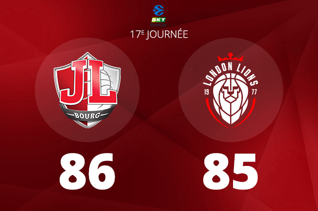 Basketball – Une fin de match de folie et une place en quart d&rsquo;EuroCup pour la JL Bourg