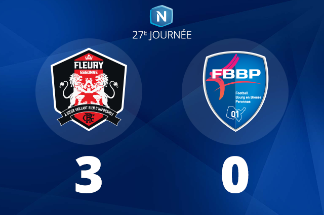 Football – Le FBBP01 déjoue et s&rsquo;incline lourdement sur la pelouse du FC Fleury 91