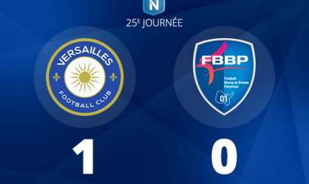 Le FBBP01 s'incline sur la pelouse du FC Versailles