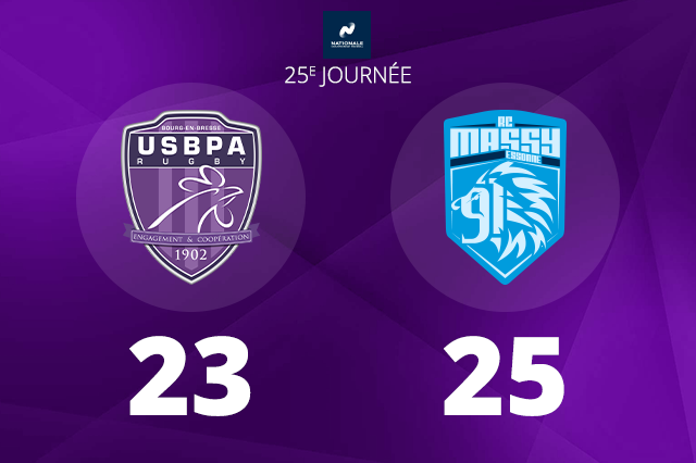 L'USBPA tient tête au RC Massy mais s'incline en fin de match