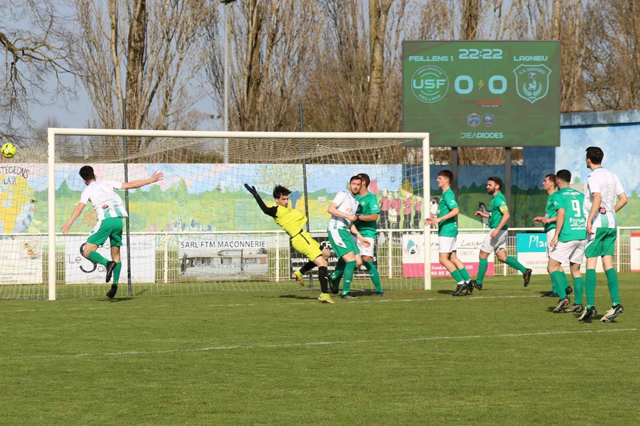 L'US Feillens et le CS Lagnieu avaient fait jeu égal (0-0) il y a quelques semaines (Photo : CS Lagnieu / Facebook)
