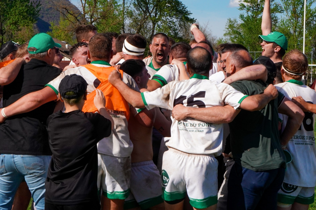 Le XV Suranais disputera la finale finale de secteur dans quelques semaines (Photo : compte Facebook du club)