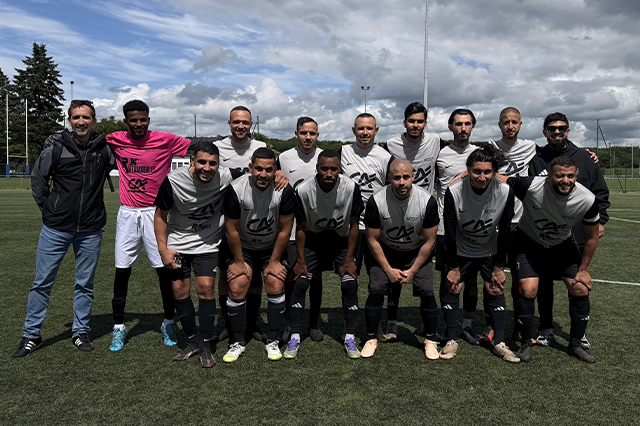 Le maire adjoint de Bourg-en-Bresse, Fabrice Canet, a assisté à la victoire burgienne en Coupe René Tremblay (Photo fournie par le club)