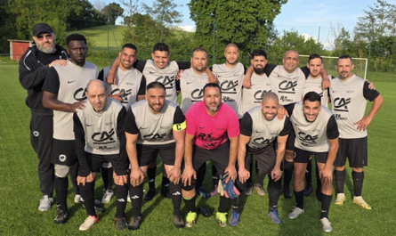 L'équipe vétéran de Bourg Sud affrontera Marboz en finale de la coupe René Morandas (Photo fournie par le club)