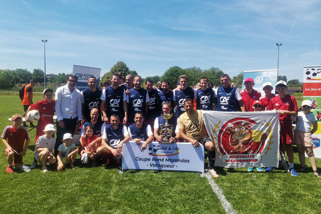 L'ESB Marboz, vainqueur de la coupe René Morandas (Photo : District de l'Ain de football)