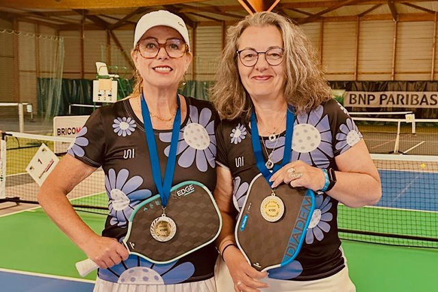 Pickleball – Pluie de médailles pour les Aindinois sur le circuit K100 Auvergne-Rhône-Alpes